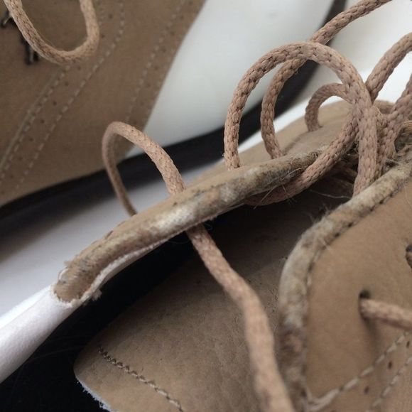 Lady Fairway Golf Cleats In White And Brown Size 8 - Picture 8 of 9